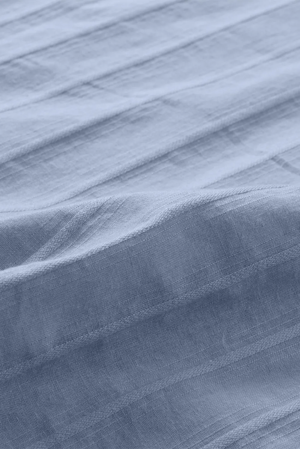 Textured Buttons Pocketed Shirt
