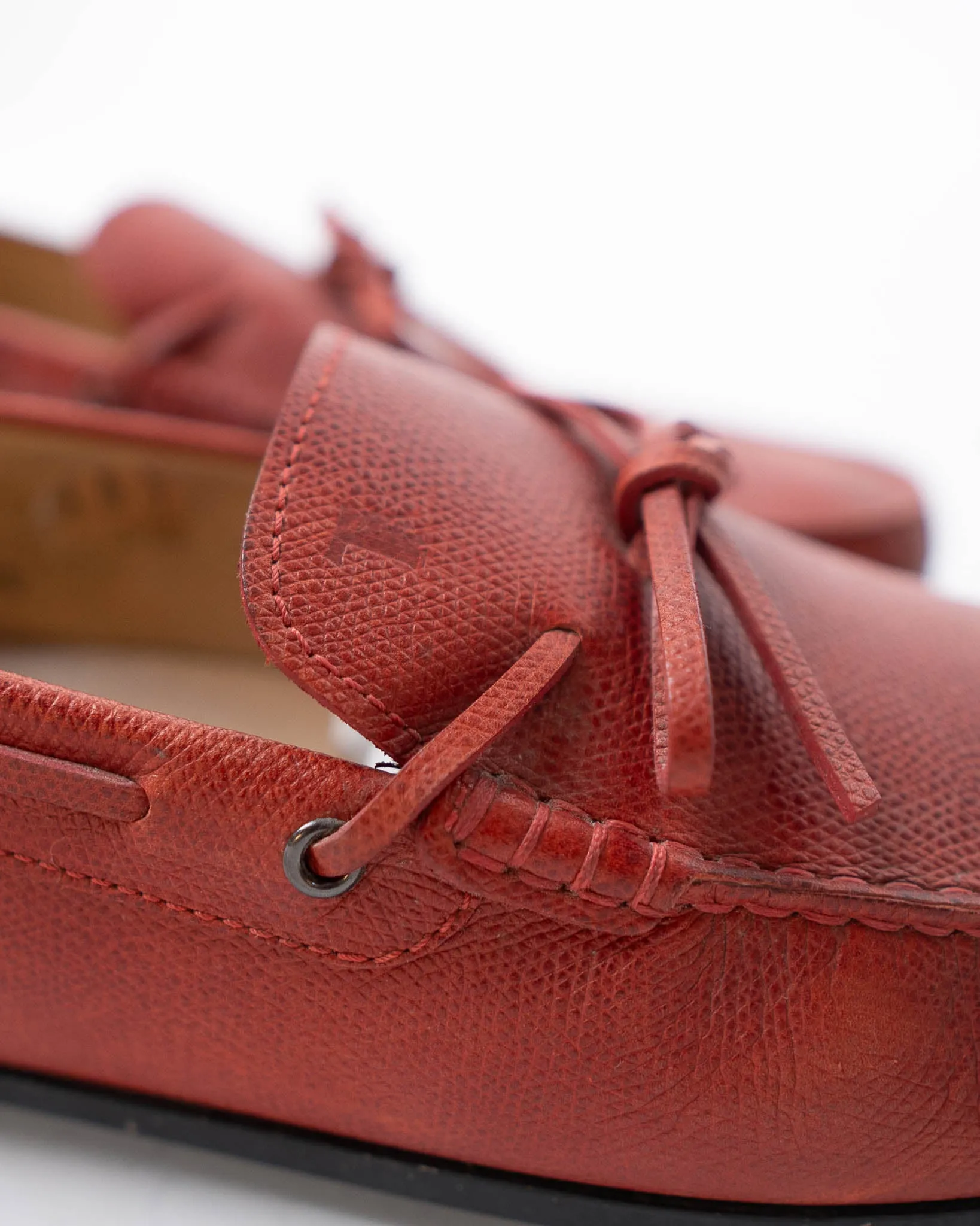 Tods Gommino Slip-On Loafers - Red