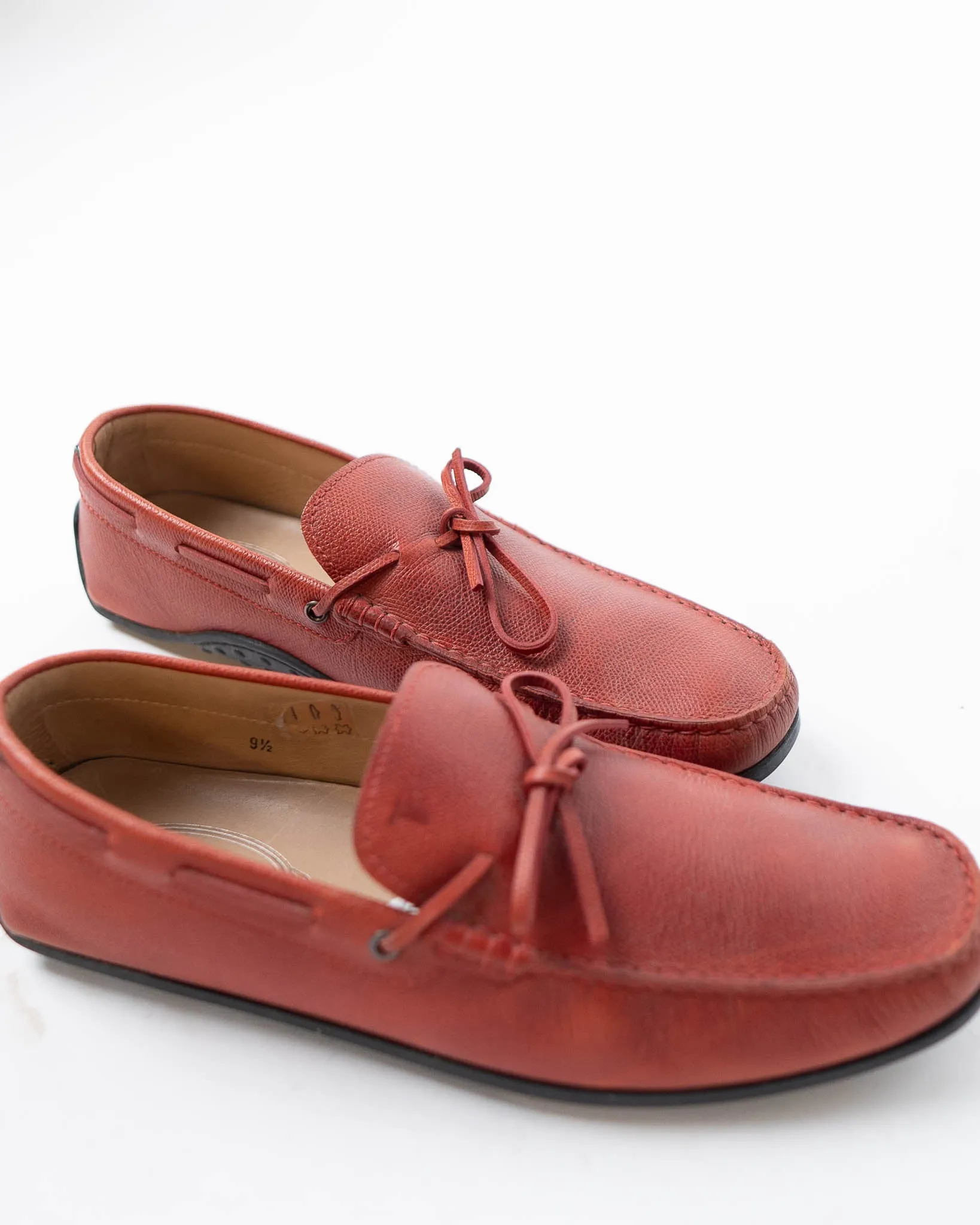 Tods Gommino Slip-On Loafers - Red