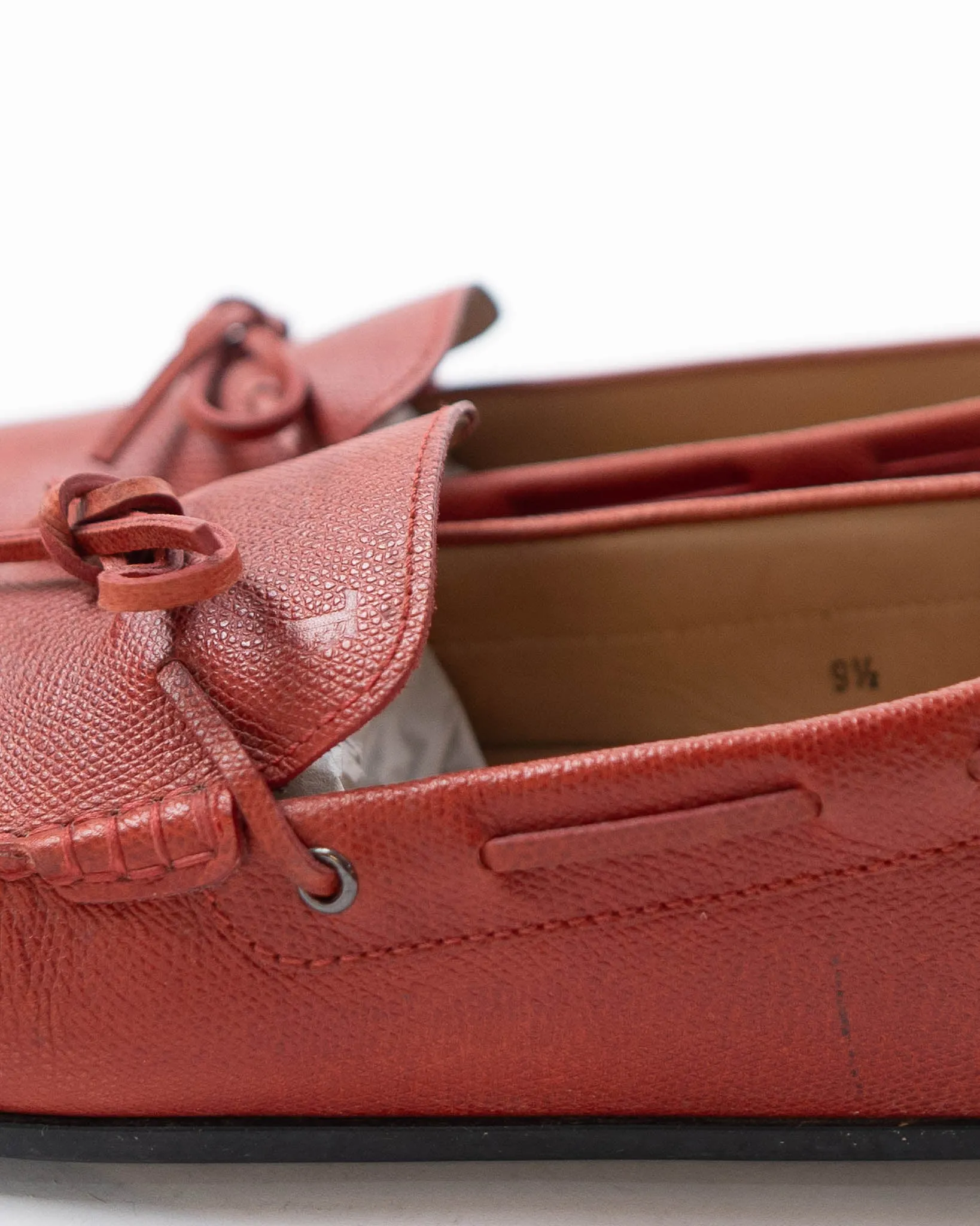 Tods Gommino Slip-On Loafers - Red