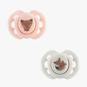 Tommee Tippee Fun Soother 0-6m (x2) - Pink/Ivory