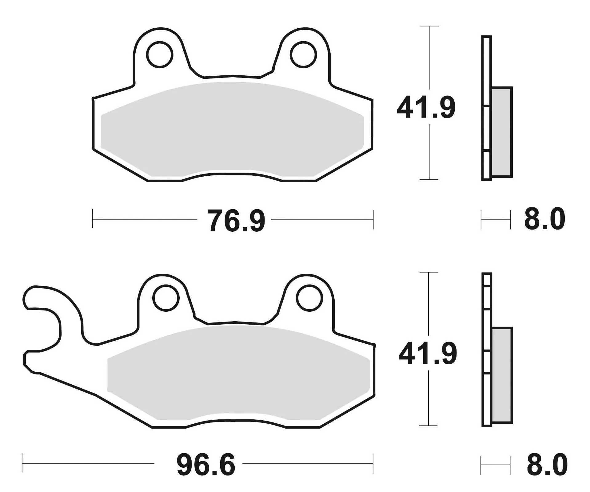 TRIUMPH SPEED TRIPLE|1050|2005 - 2010 >REAR - L