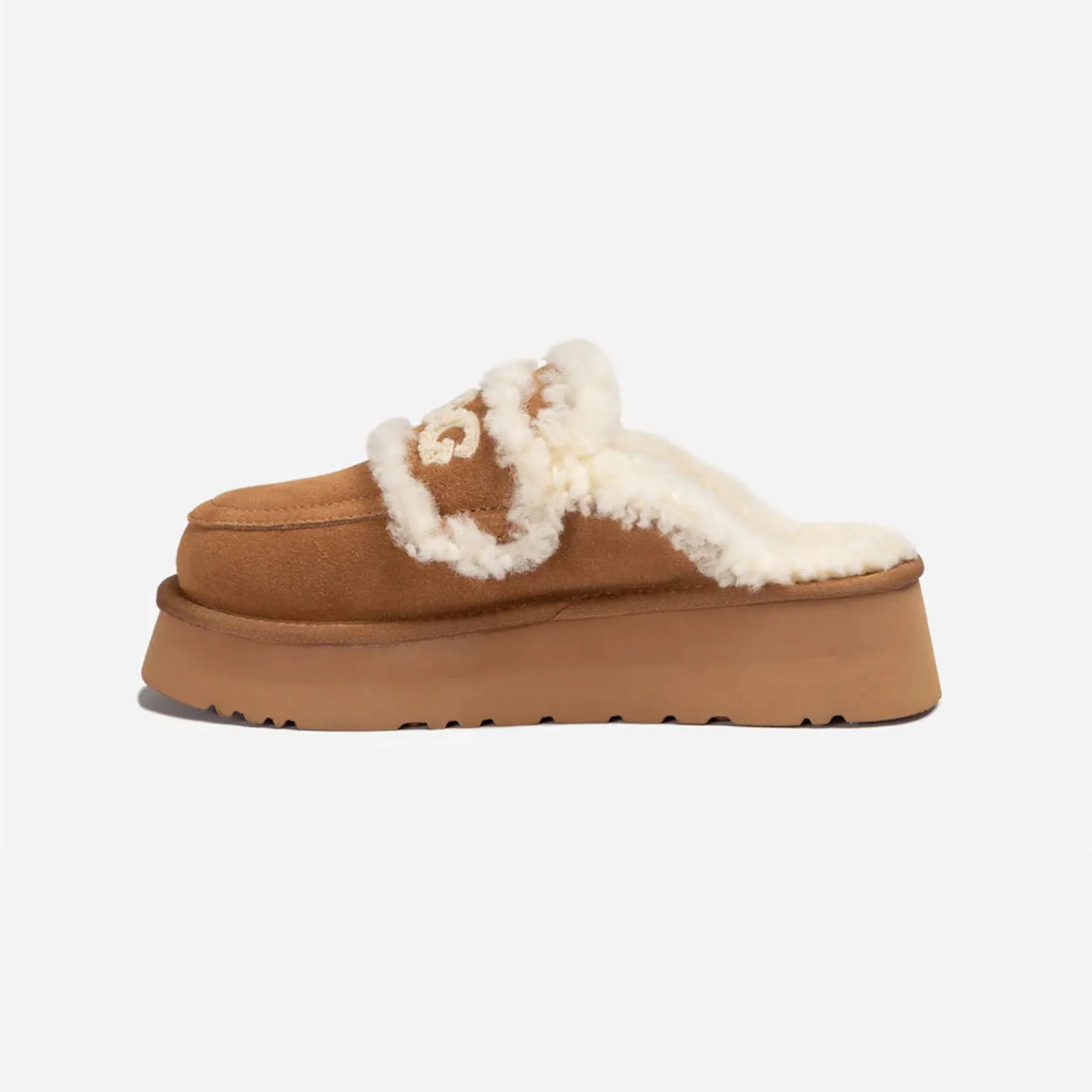 Ugg Slipper Ladies Platform Violet Chestnut 36