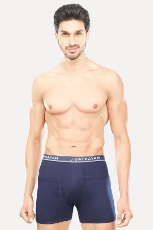 Ultimate Fine -  Assorted Colors With Outer Elastic Trunks Combo For Men (Pack Of 4) | Uathayam