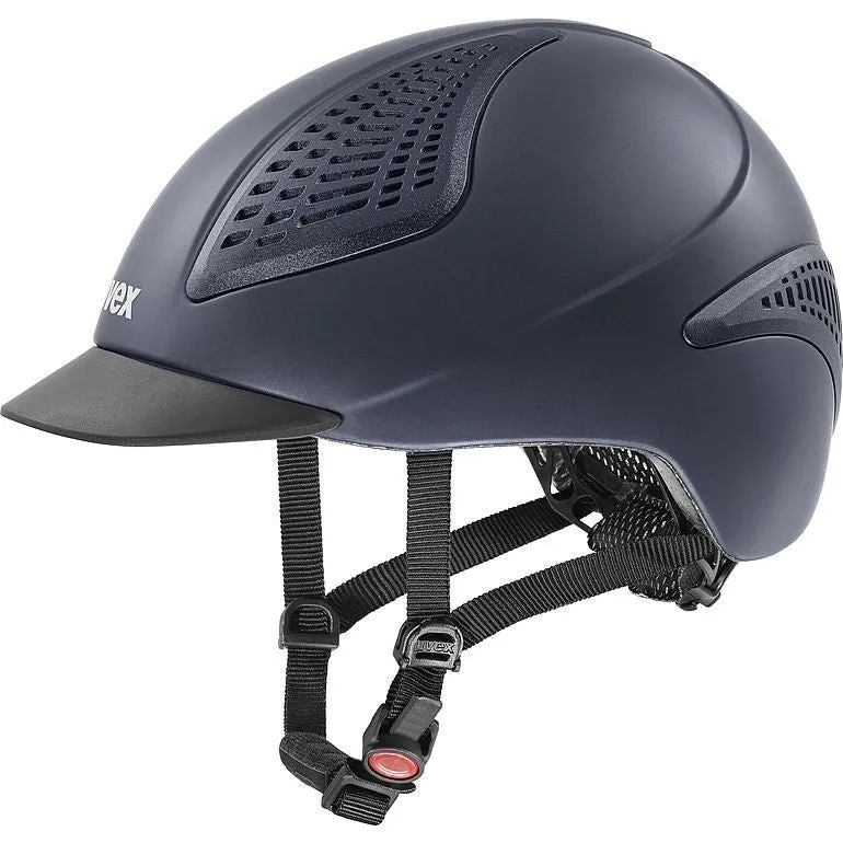 UVEX exxential II Riding Hat - blue matt