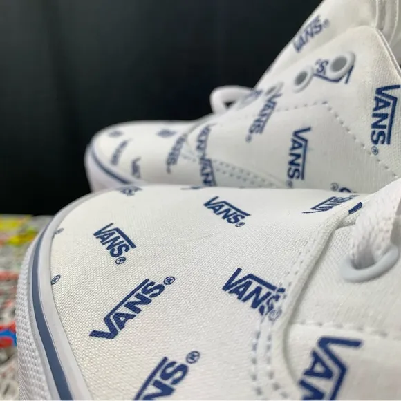 Vans Era White   Blue Logo Men's Various Sizes