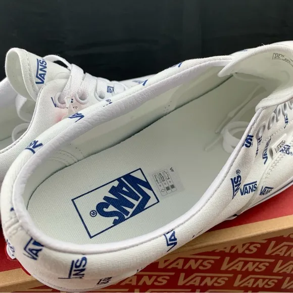 Vans Era White   Blue Logo Men's Various Sizes
