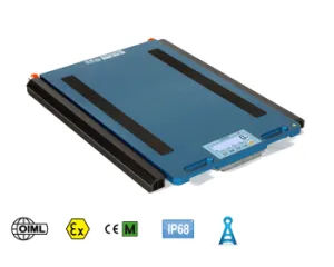 Vezeték nélküli tengelysúlymérő platform 750x450mm – 15 000 kg