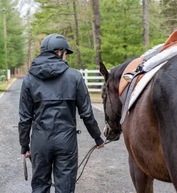 Waterproof Rain Gear - Pure Black