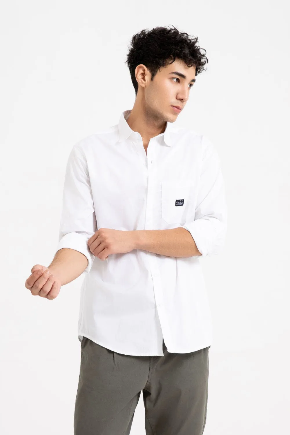 White Casual Shirt