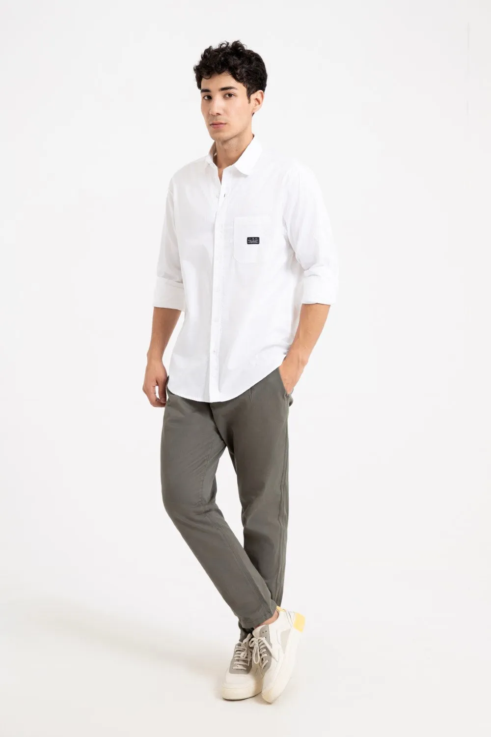 White Casual Shirt