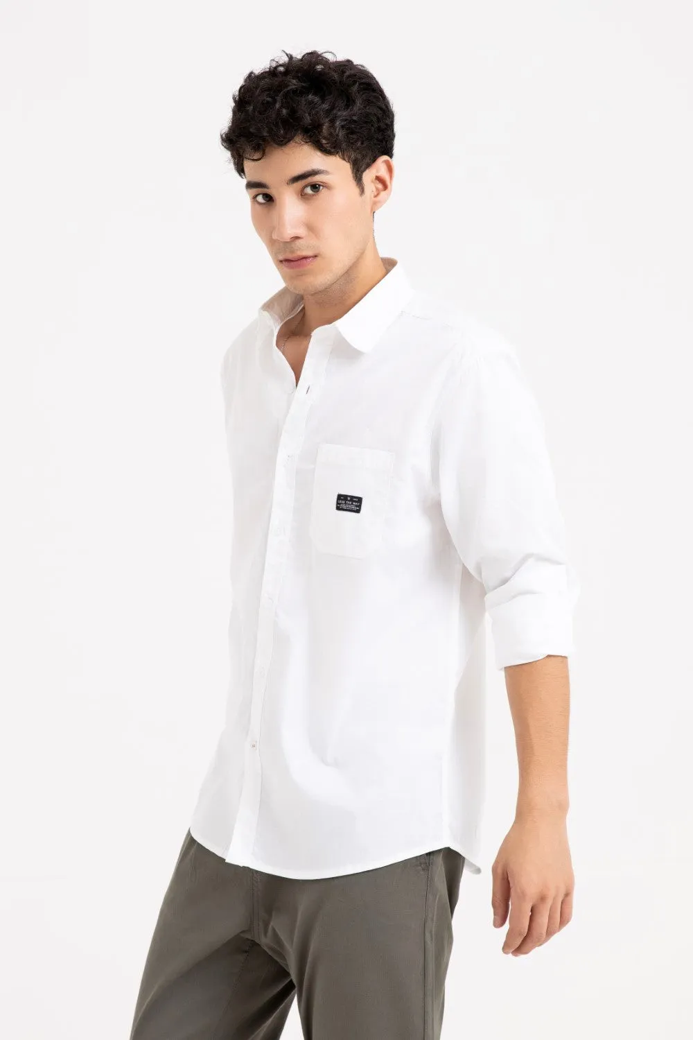 White Casual Shirt