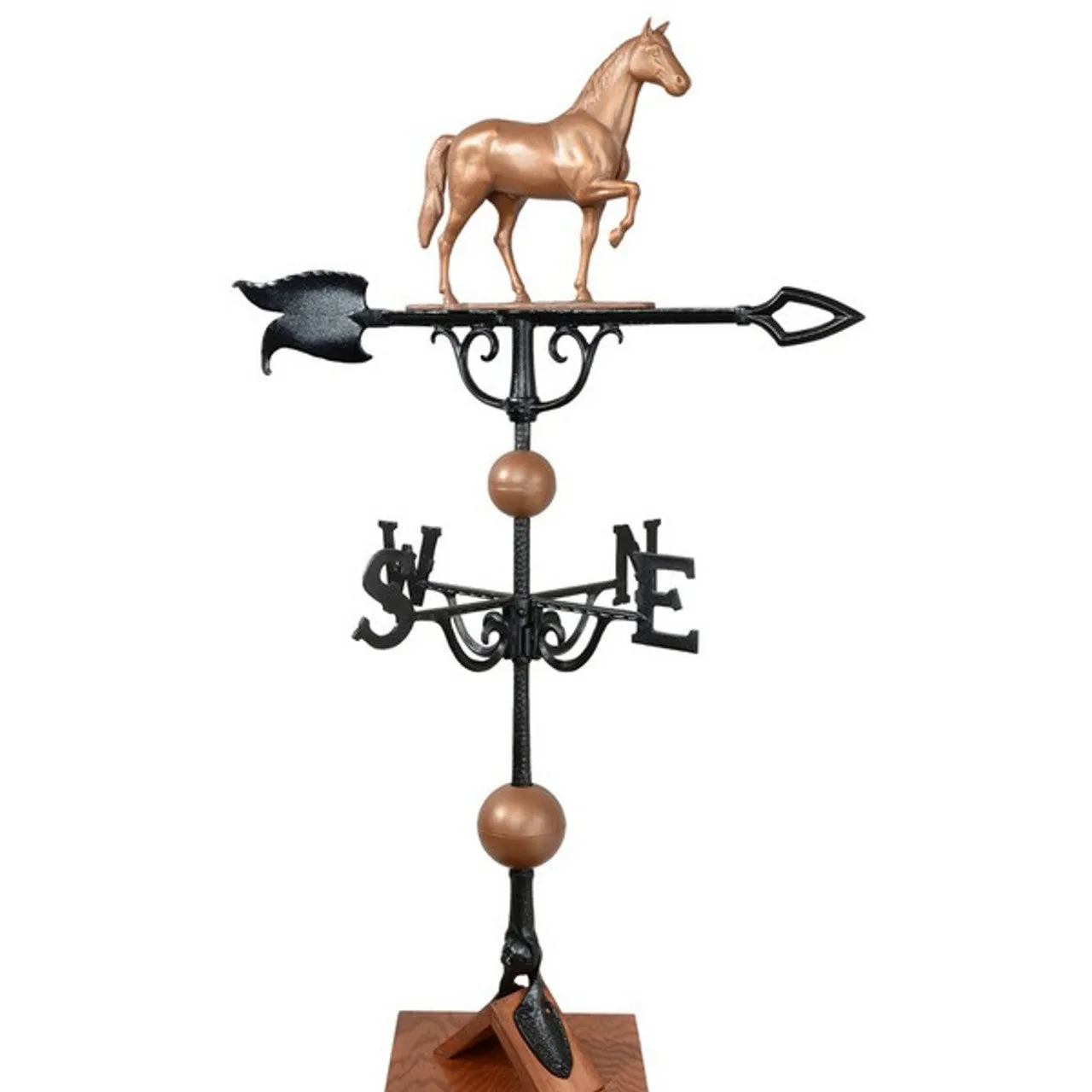 Whitehall 46" Gold Horse Weathervane