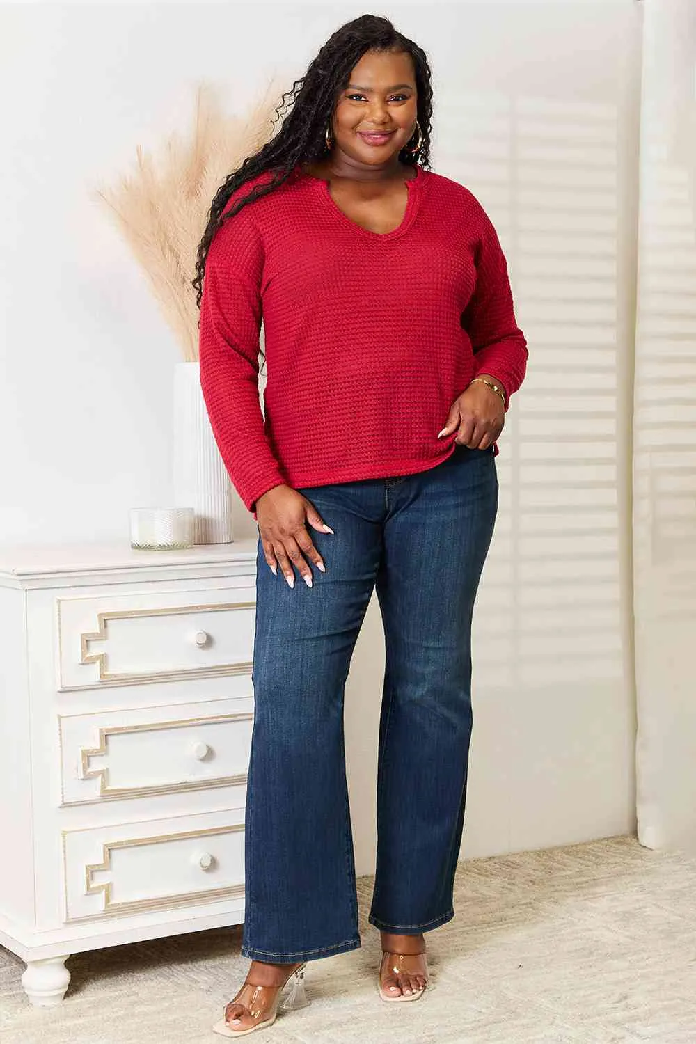 Wide Notch Relax Top
