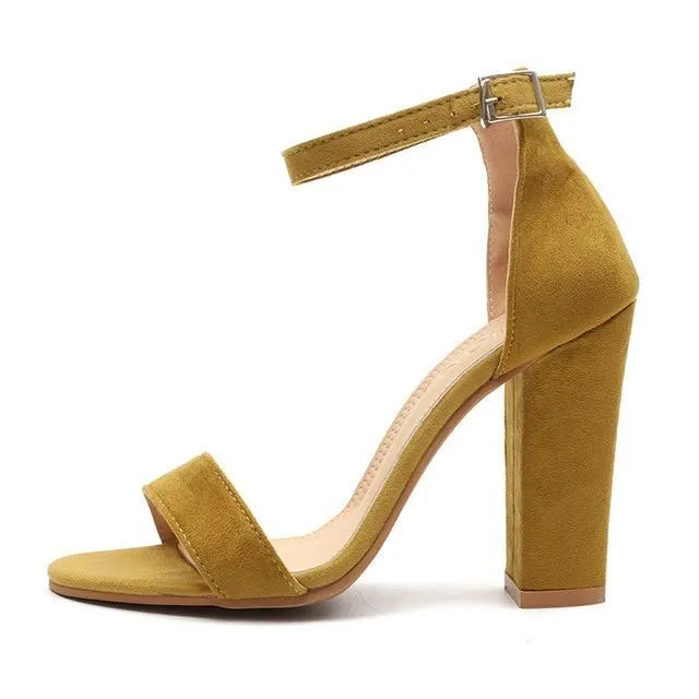 Women Sandals Ankle Strap Shoes Woman High Heels Sandals