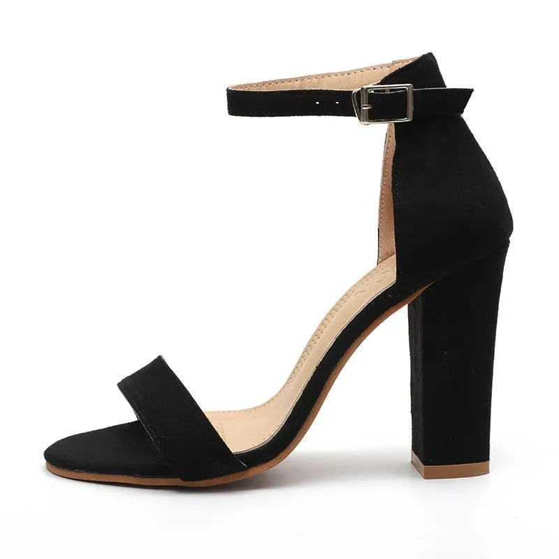 Women Sandals Ankle Strap Shoes Woman High Heels Sandals