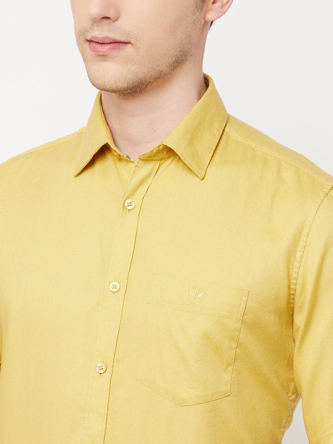 Yellow Casual Shirt