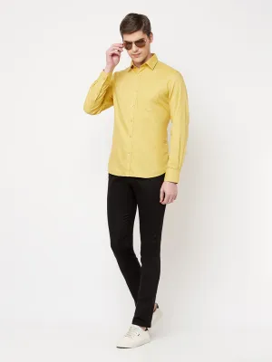 Yellow Casual Shirt