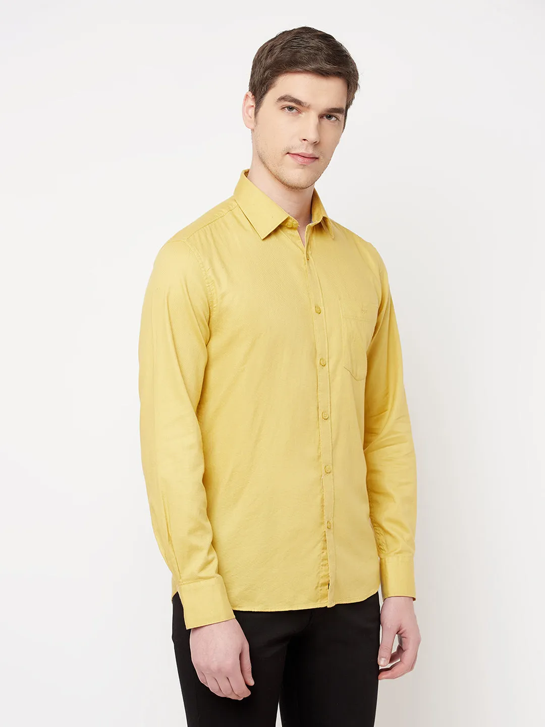 Yellow Casual Shirt
