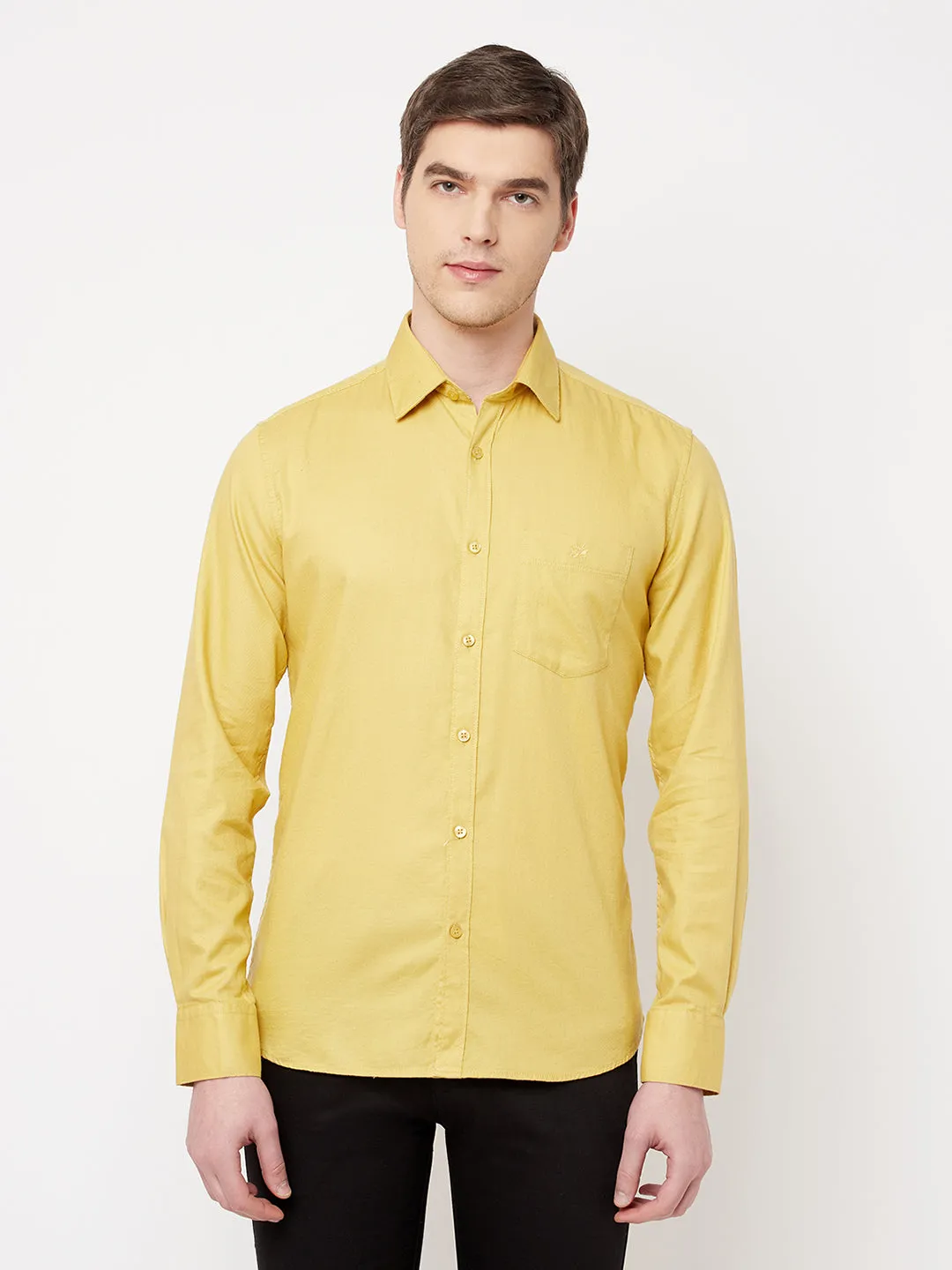 Yellow Casual Shirt