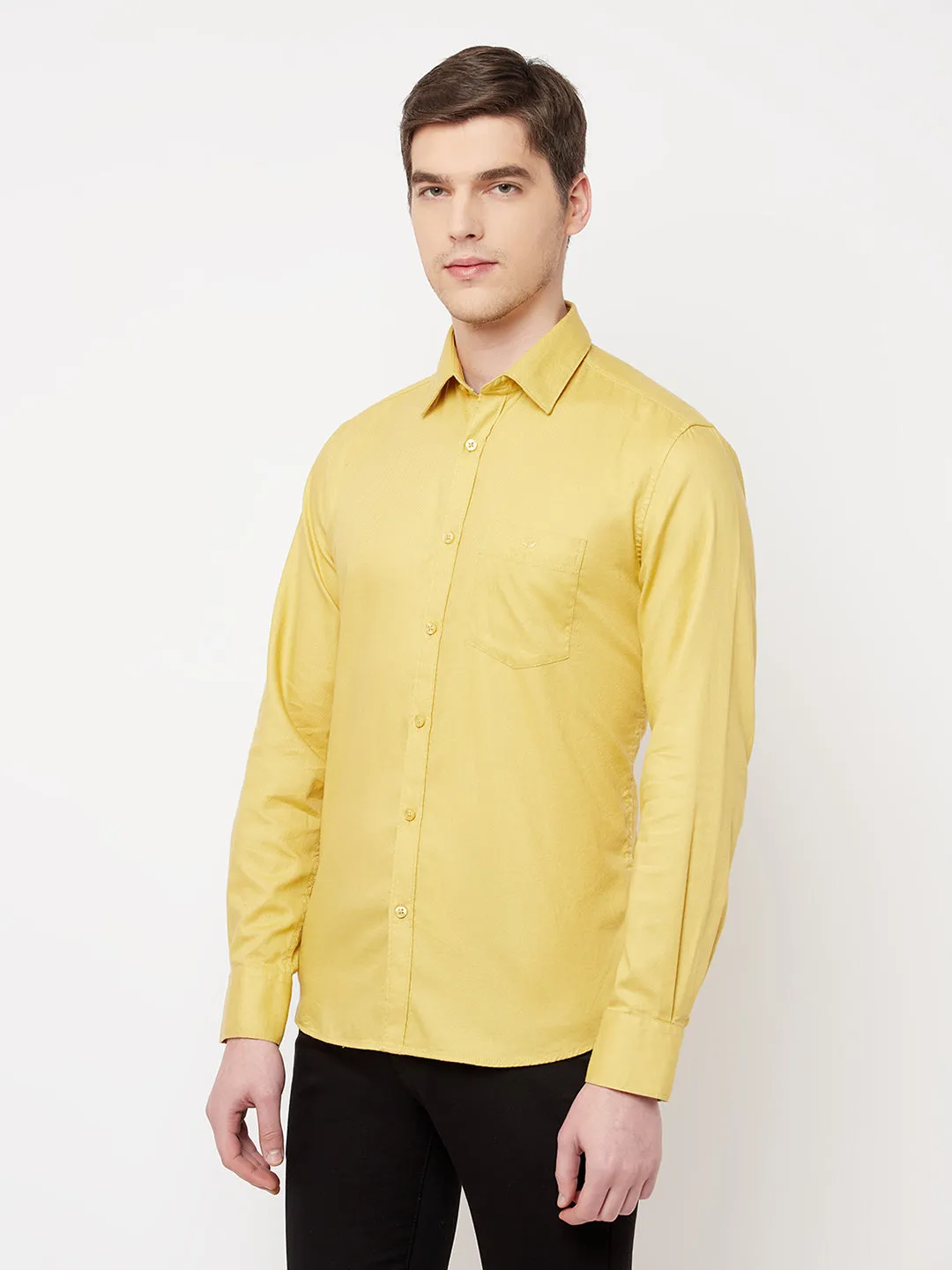Yellow Casual Shirt