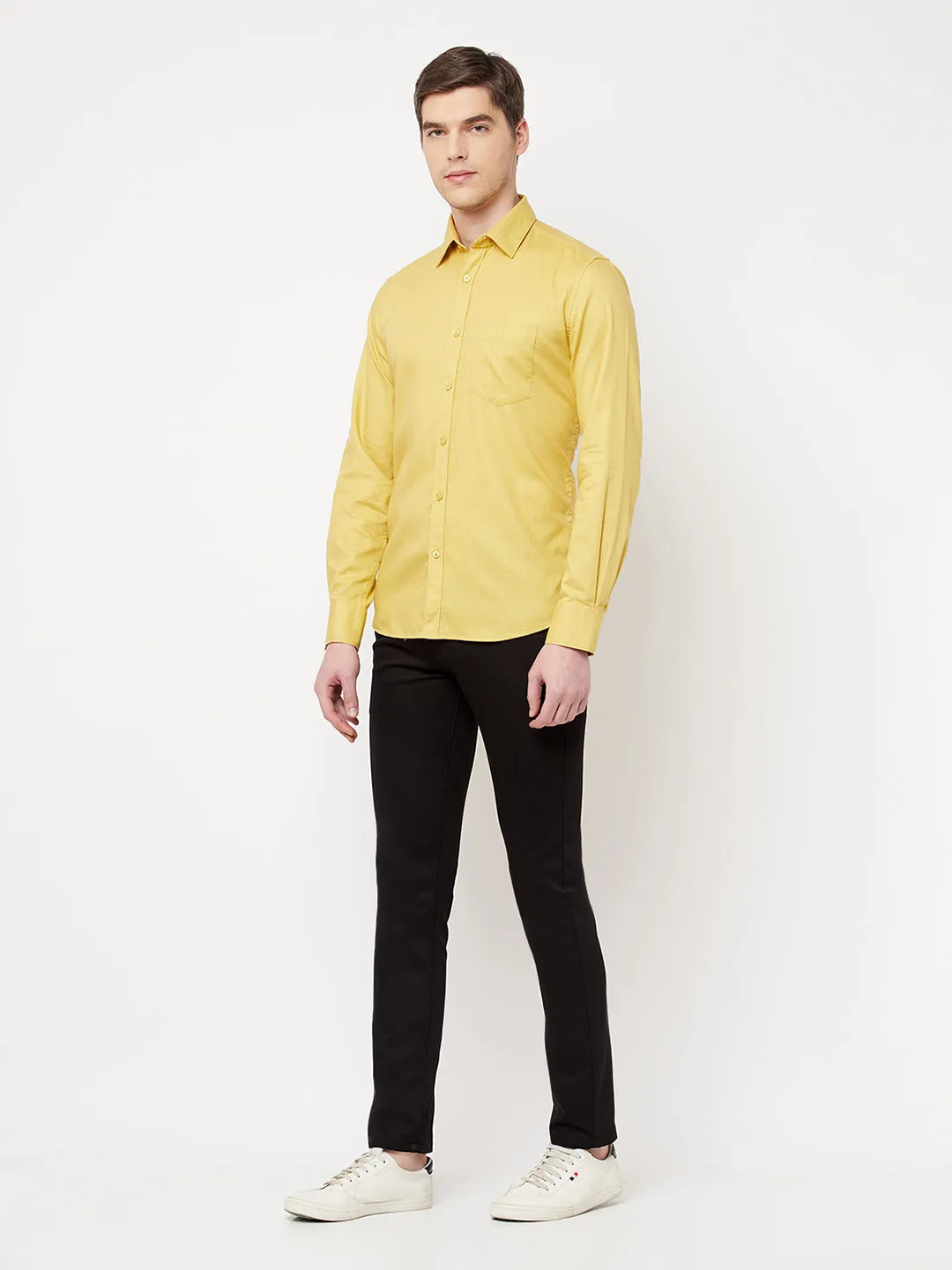 Yellow Casual Shirt