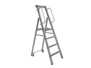 Zarges Mobile Mastersteps, Platform Height 1.32M 5 Rungs