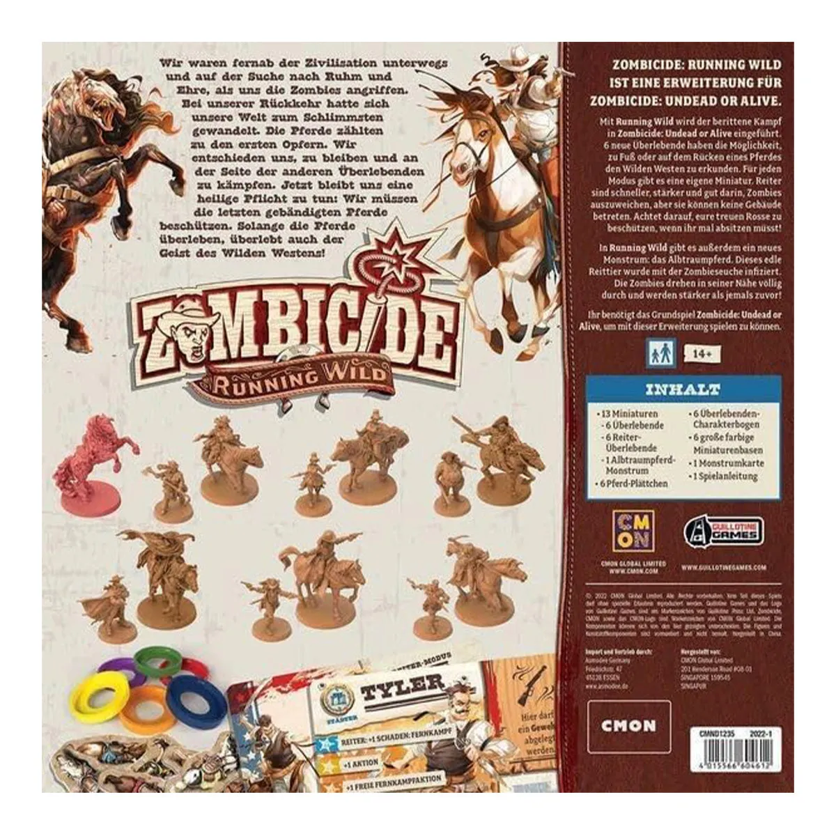 Zombicide: Undead Or Alive - Running Wild Expansion